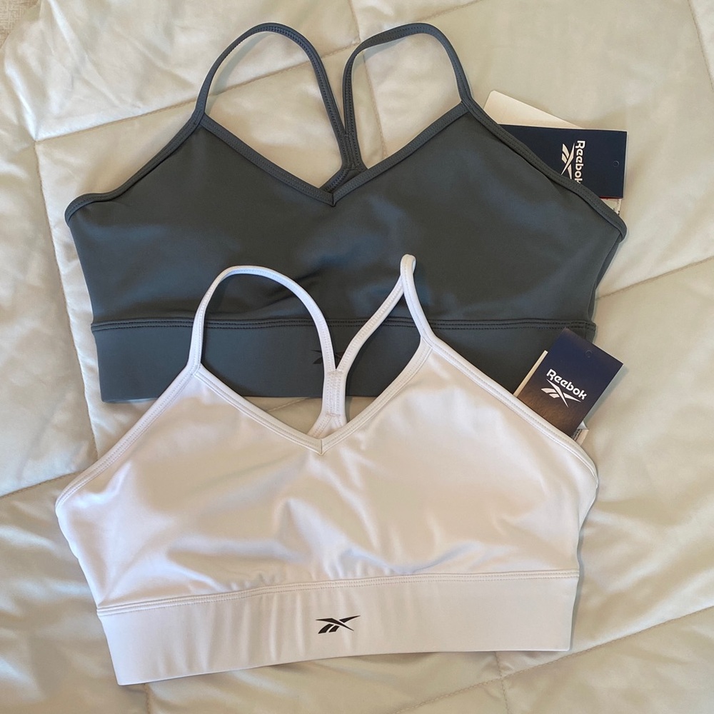 Reebok Sports Bras - Gray and White